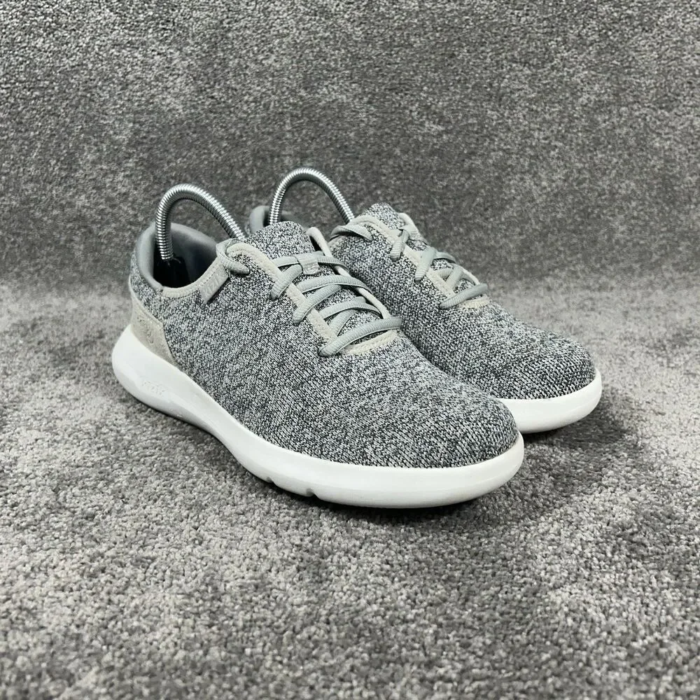 Kizik Madrid Eco-Knit Womens Size 8 Gray Hands Free Slip On Athletic Shoes Used